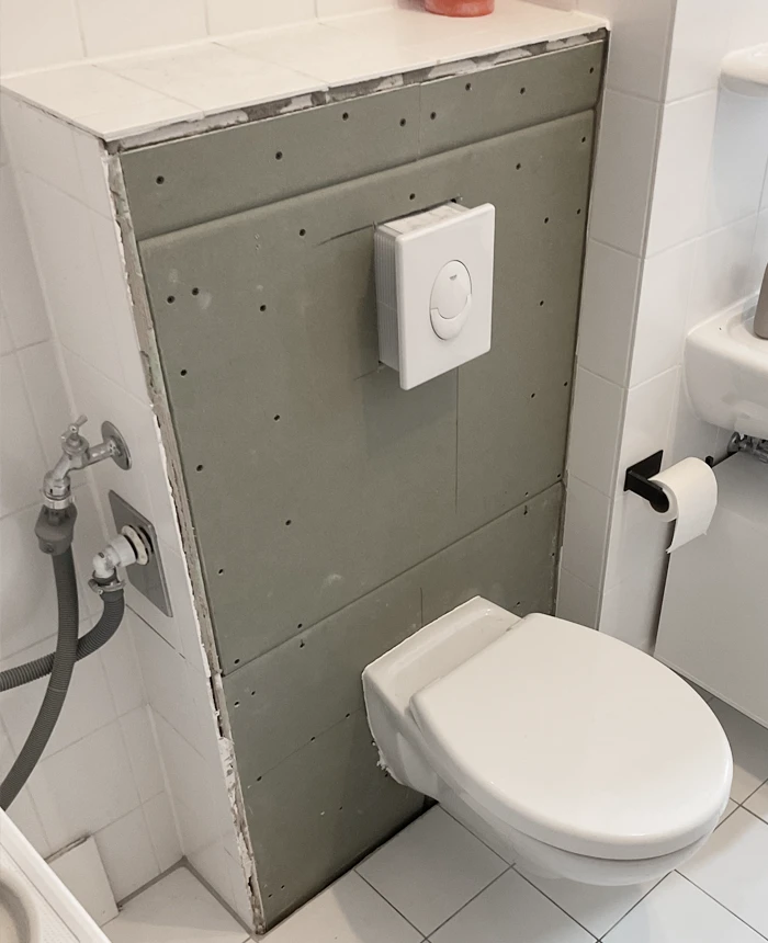 BOSA Unterputzspülkasten nachher
