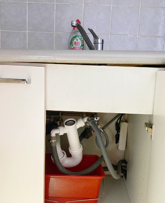 BOSA Spültisch vorher